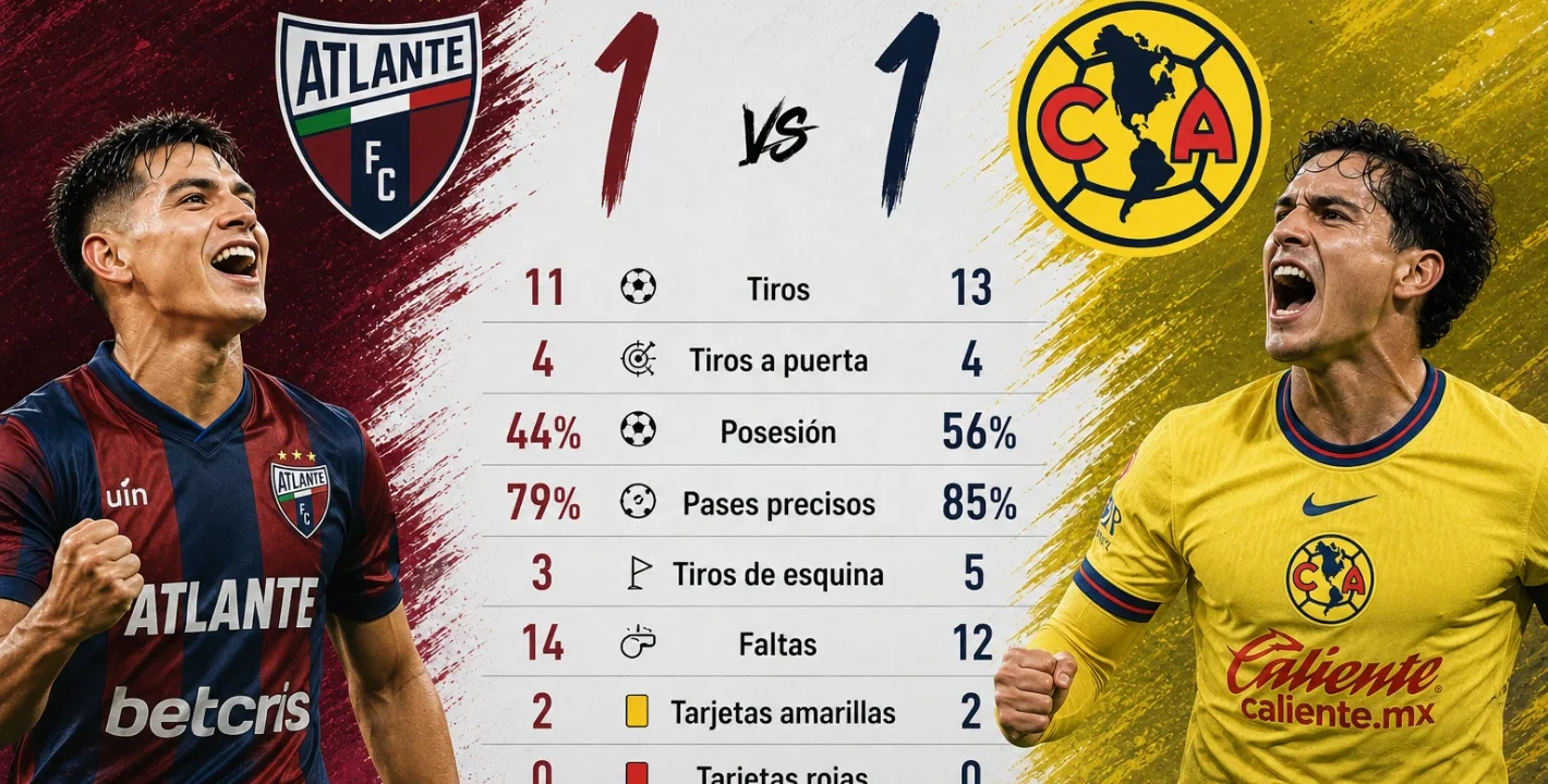 Atlante 1-1 América