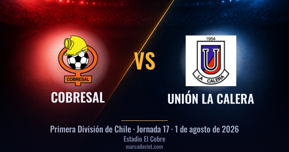 Cobresal vs Unión La Calera