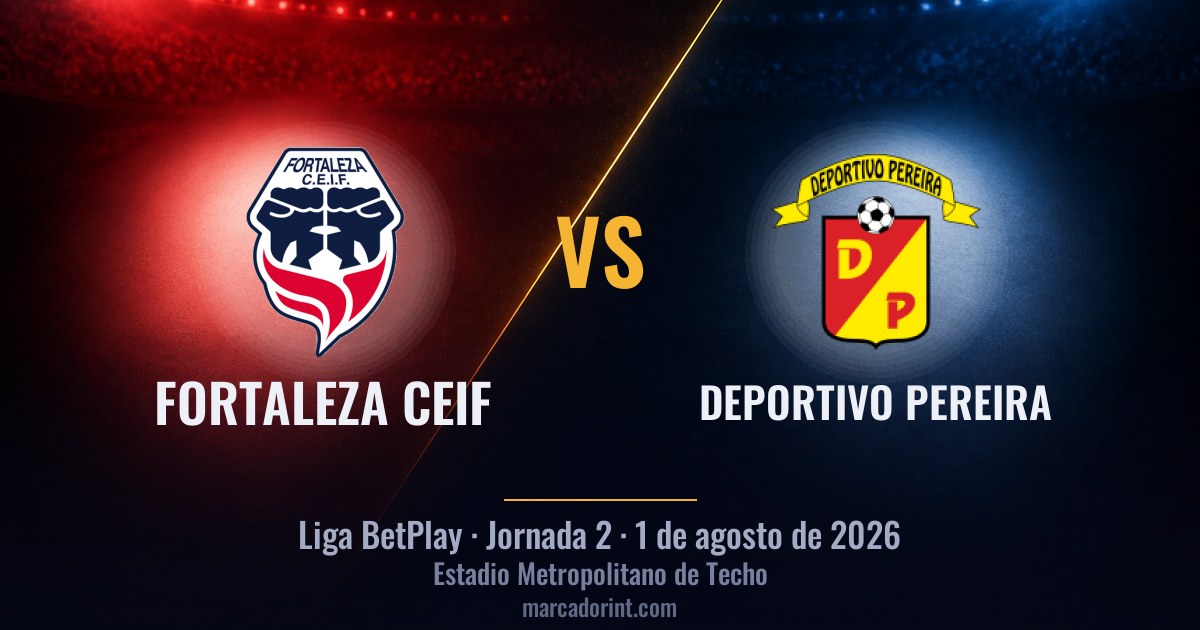 Fortaleza CEIF vs Deportivo Pereira