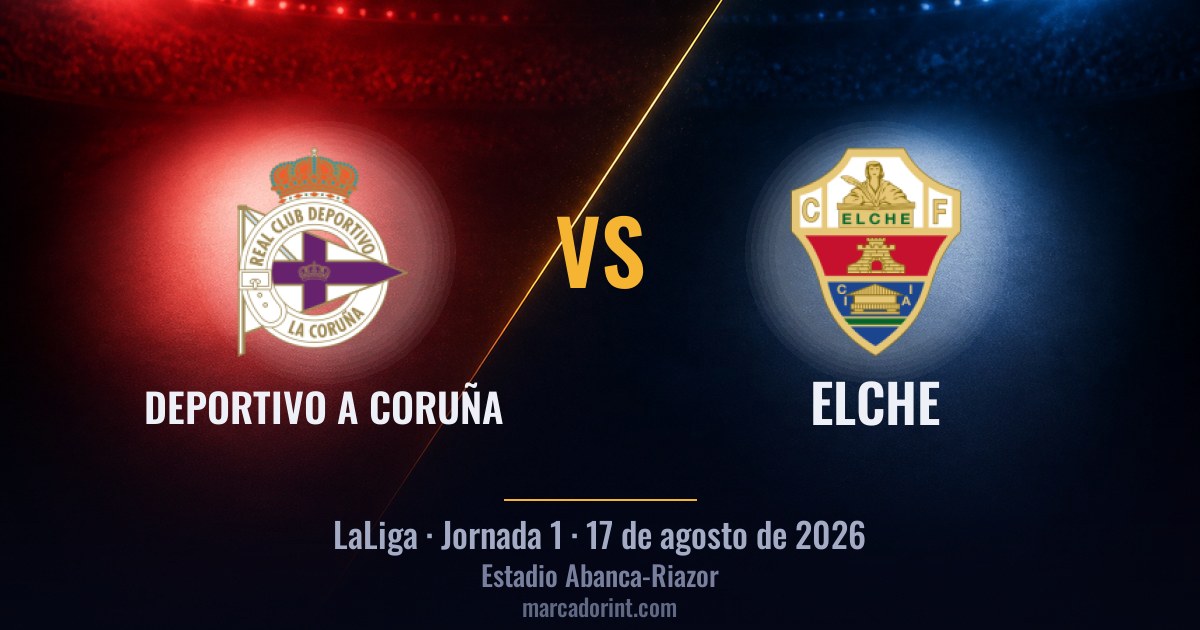 Deportivo A Coruña vs Elche