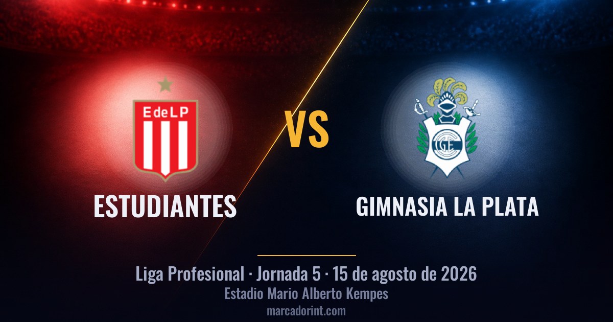 Estudiantes vs Gimnasia La Plata