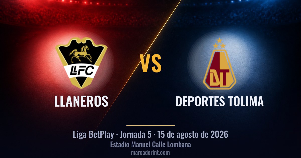 Llaneros vs Deportes Tolima