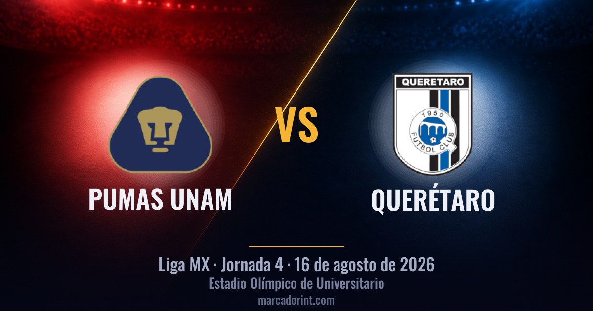 Pumas UNAM vs Querétaro