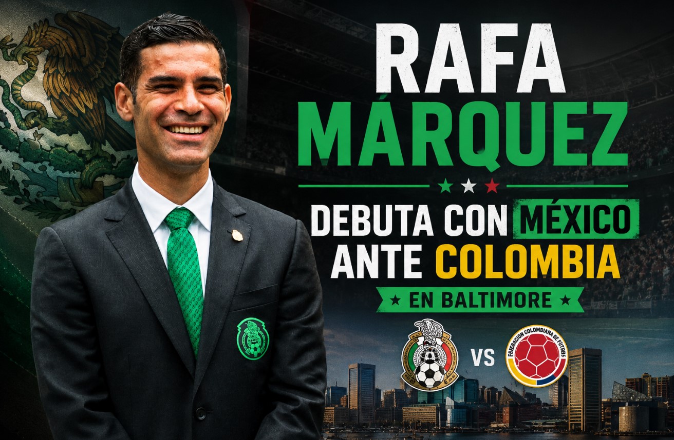 Rafael Márquez debuta como entrenador de México ante Colombia en Baltimore