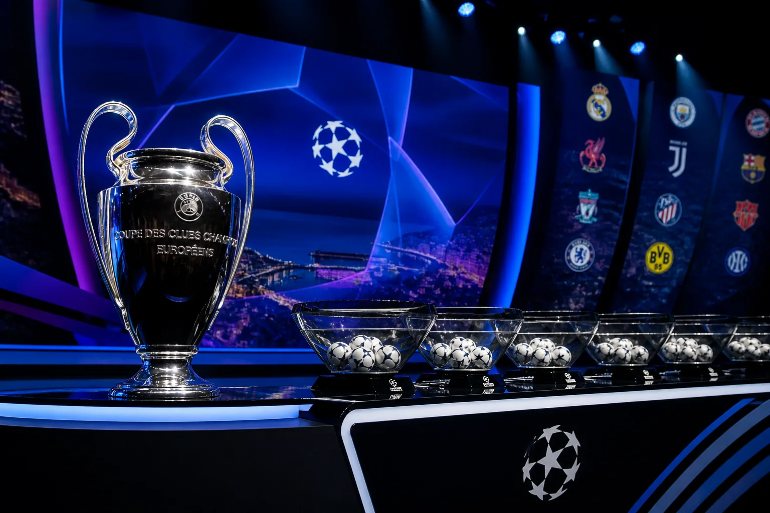 Sorteo Champions 2026-27: Arsenal-Real Madrid y Barcelona-PSG